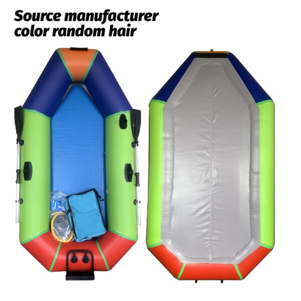 2.4m Extra-Thick PVC Inflatable Kayak with Drop Stitch Floor - Image 5