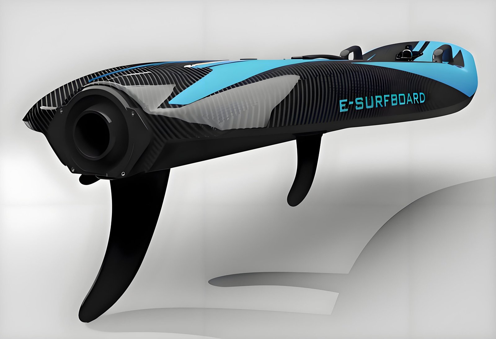 High-performance Xsea electric surfboard design with lightweight carbon fiber construction