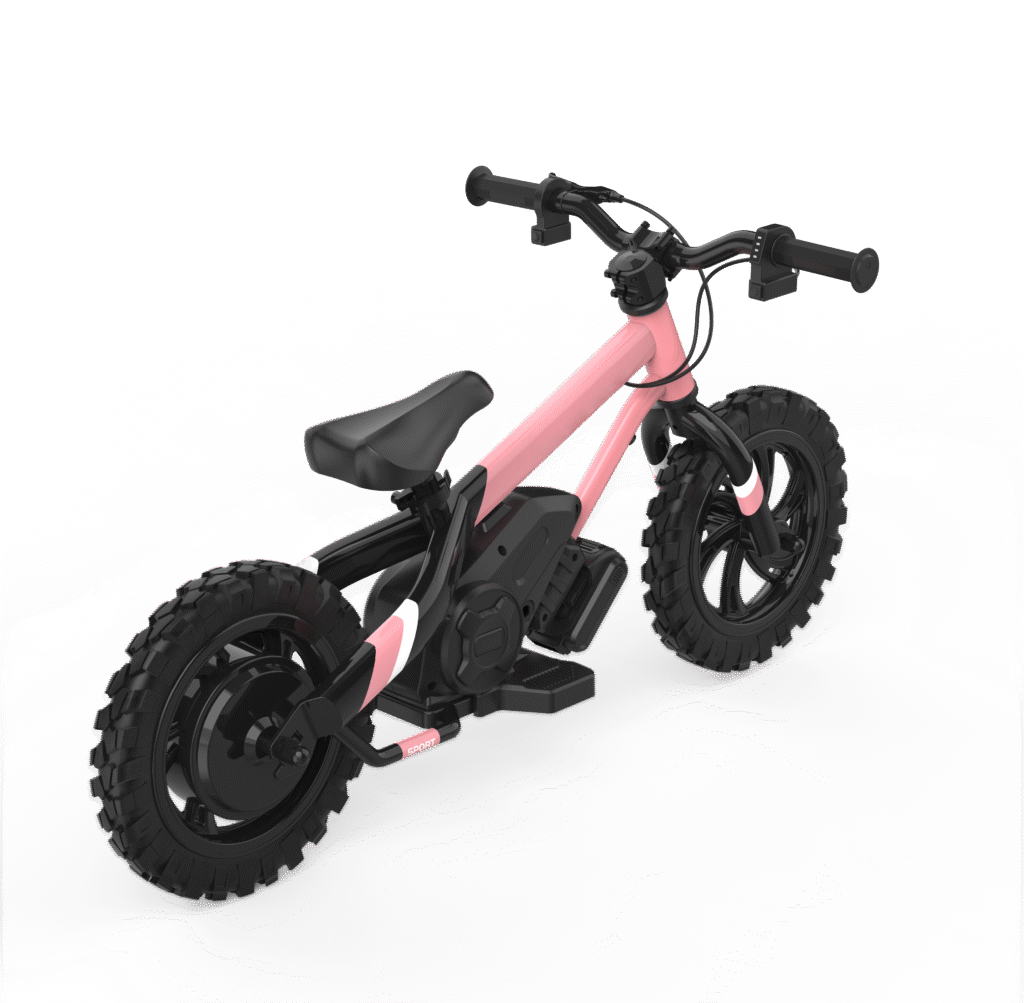 Light electric training bike for smooth and stable rides
