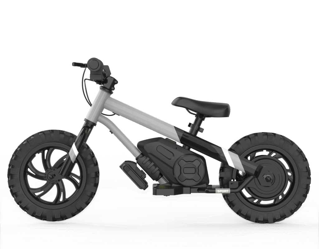 Electric training balance bike for early riding skills